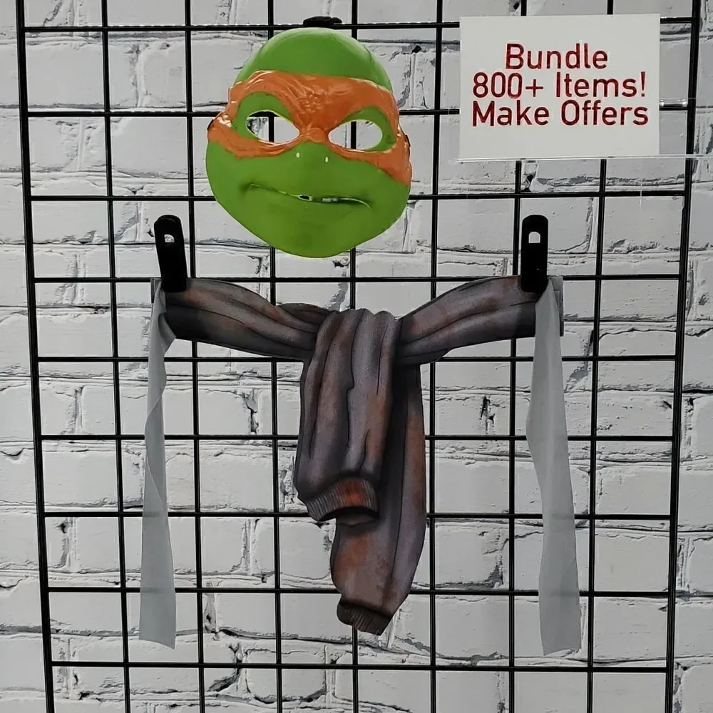 Halloween Costume Teenage Mutant Ninja Turtle Mask and Belt Children's size
